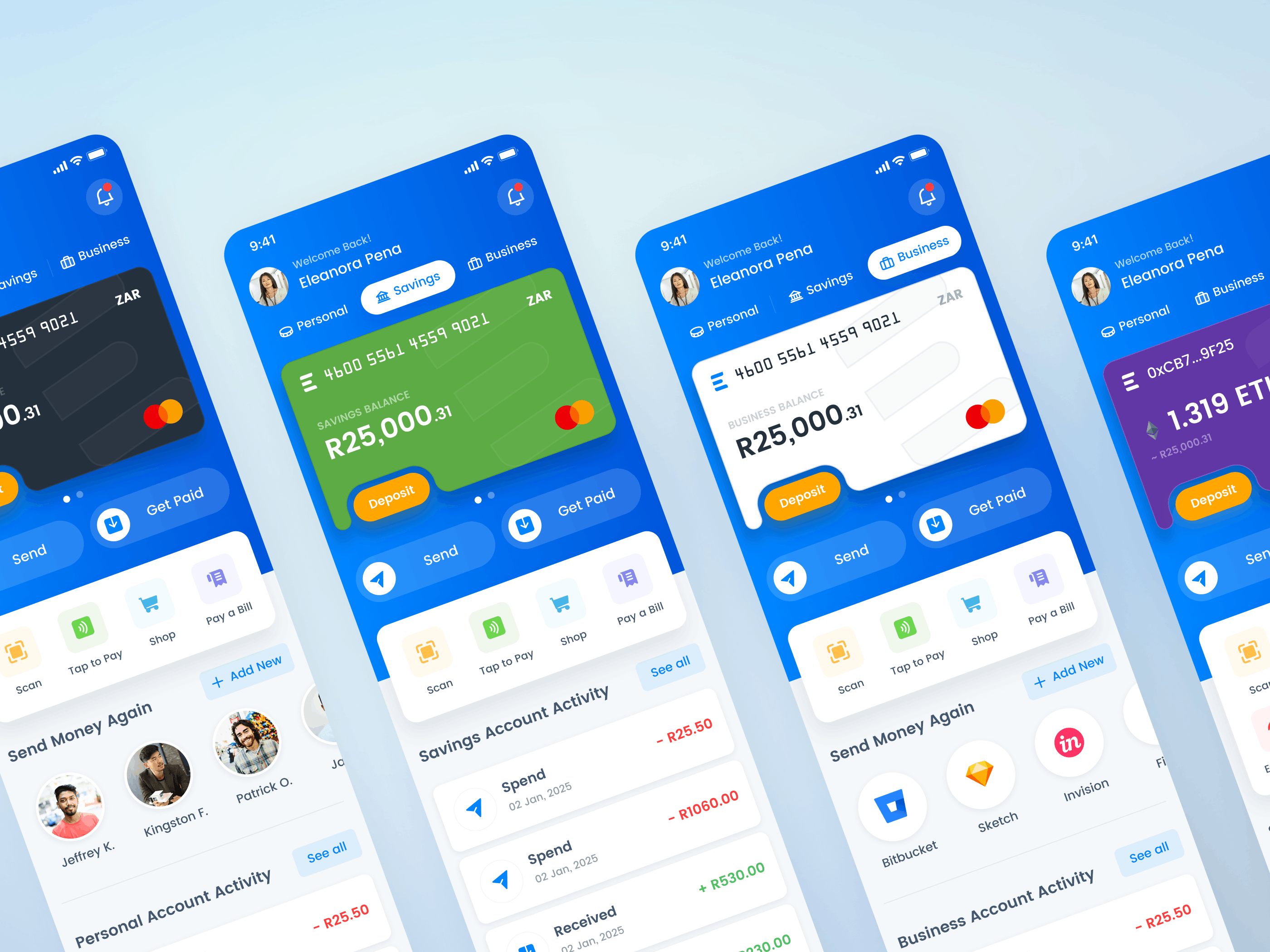 Emali App — Card design