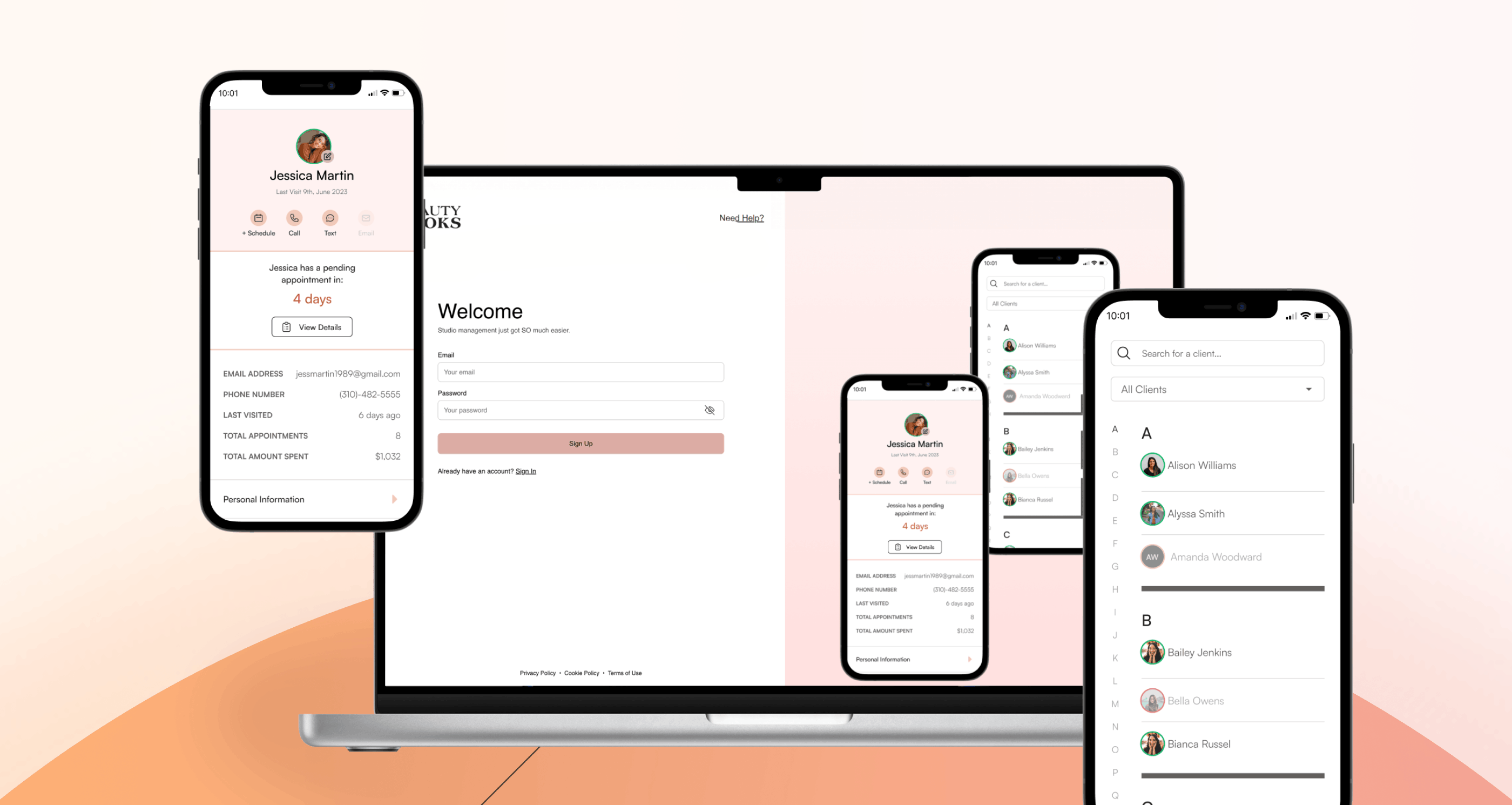 Beauty Books — Dashboard