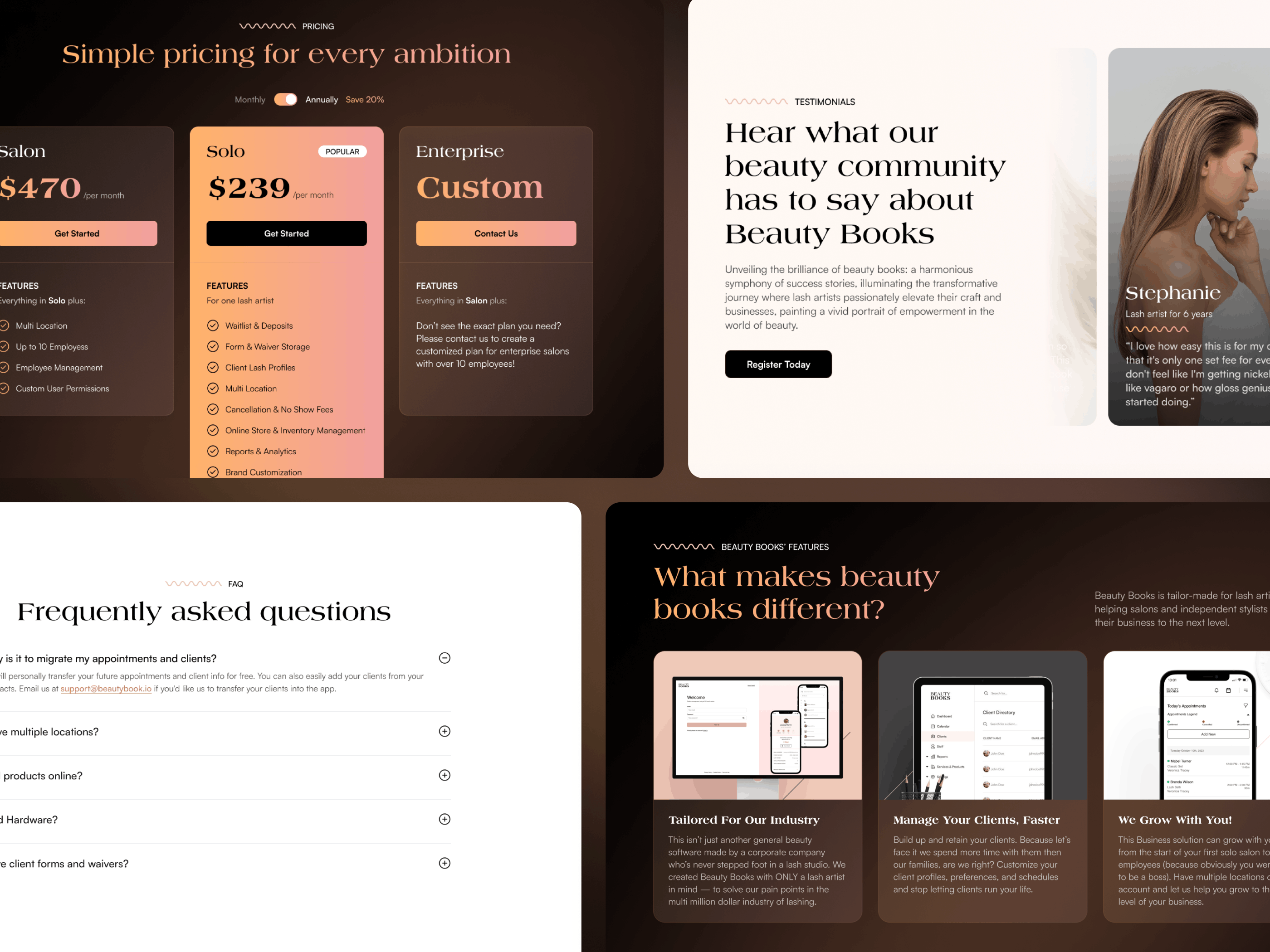 Beauty Books — Appointments