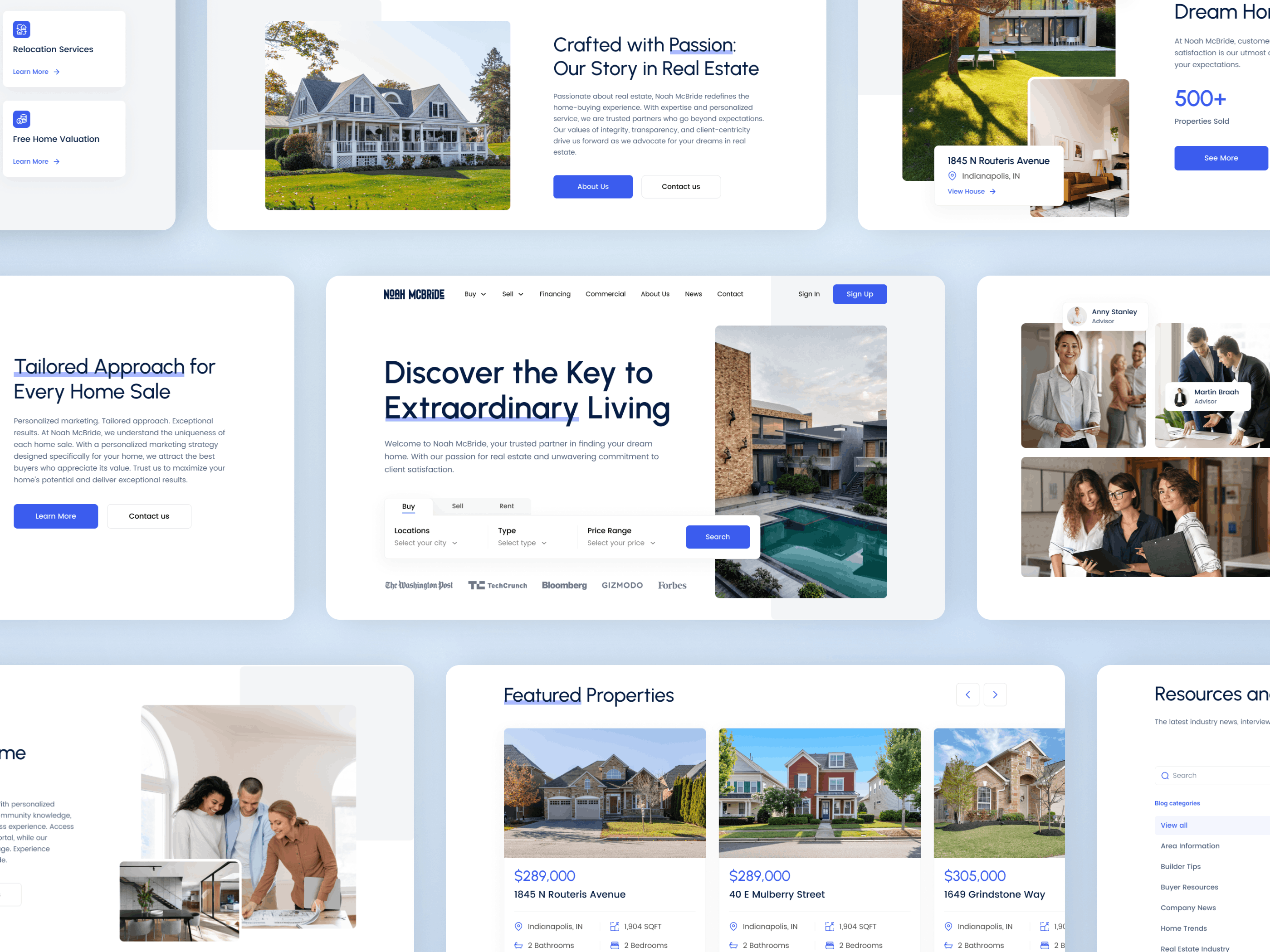 Noah McBride — Project mockup